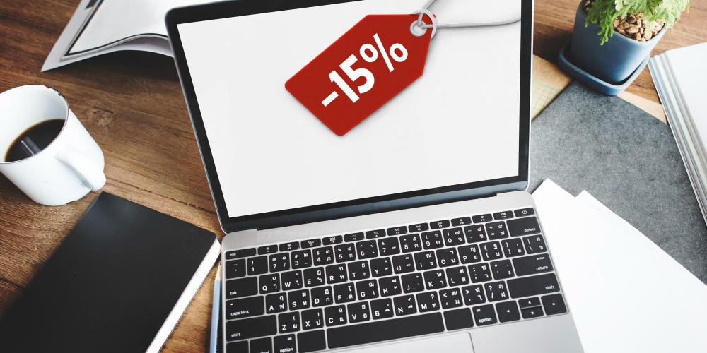 15% הנחה על מחשב